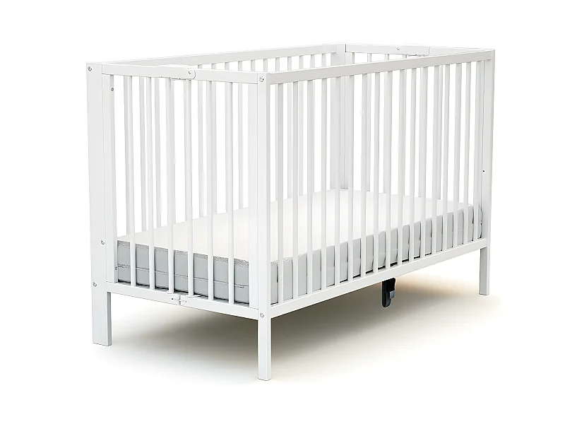 Lit bébé pliant 60x120 blanc