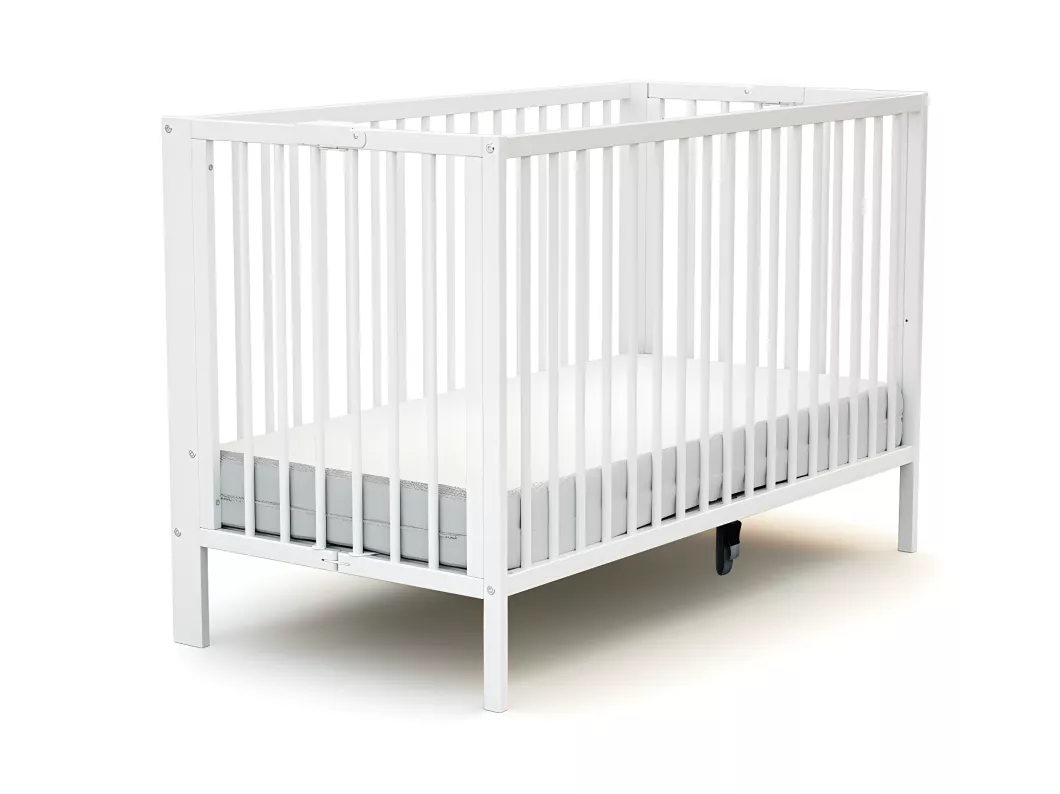 Kauf Unique Klappbares Babybett ESSENTIEL Holz Weiß 60 x 120