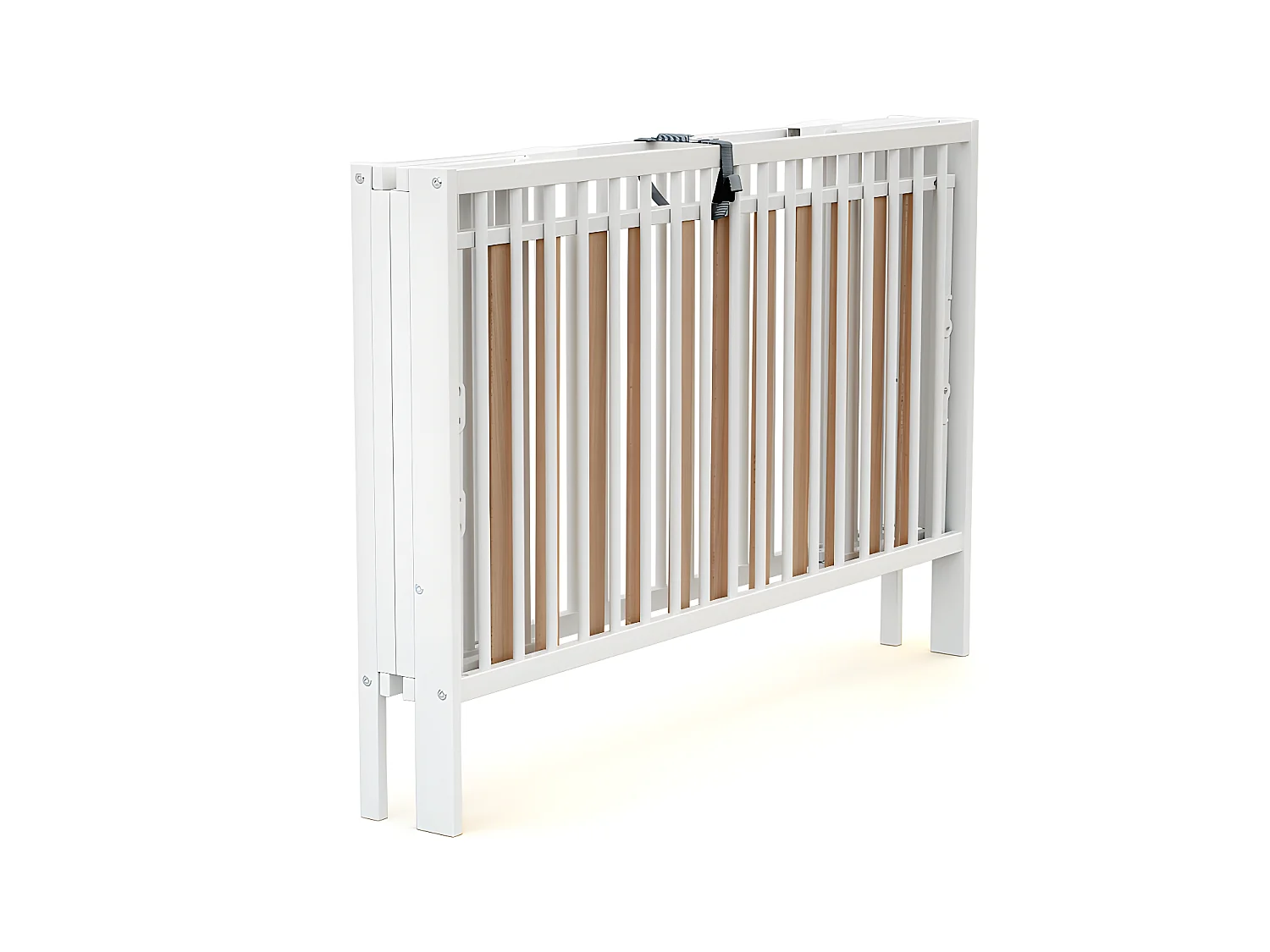 Klappbares Babybett ESSENTIEL Holz Weiß 60 x 120