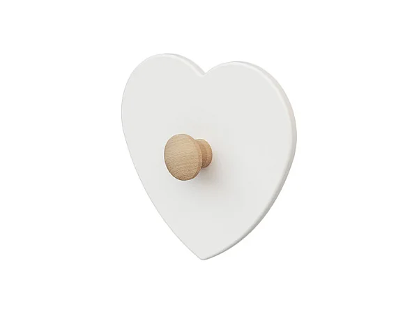 Kinderjashaak Hart ESSENTIEL in hout Wit en Beuken