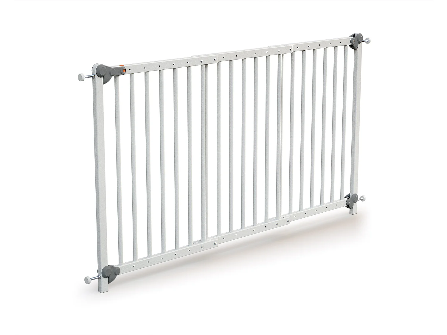 Barreira de segurança extensível de madeira Branco 150 cm LOKEE