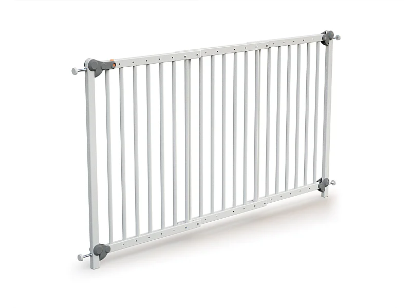 Barreira de segurança extensível de madeira Branco 150 cm LOKEE
