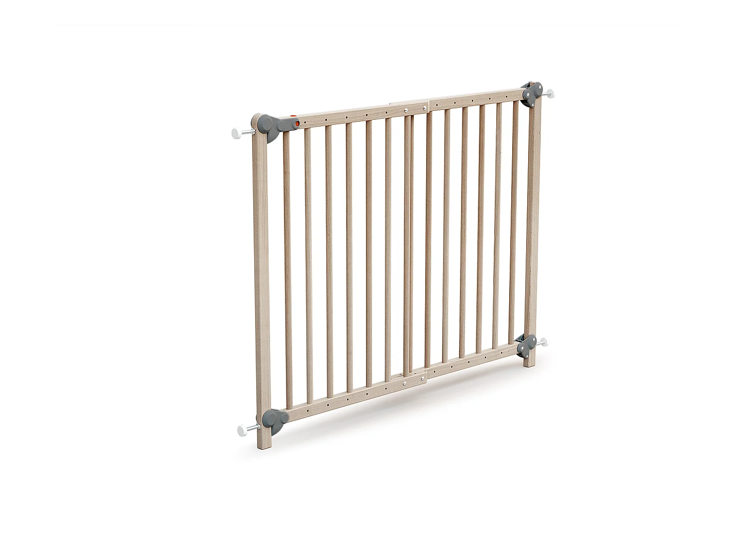 Barrière de sécurité bébé extensible en bois Hêtre Brut 110 cm  LOKEE