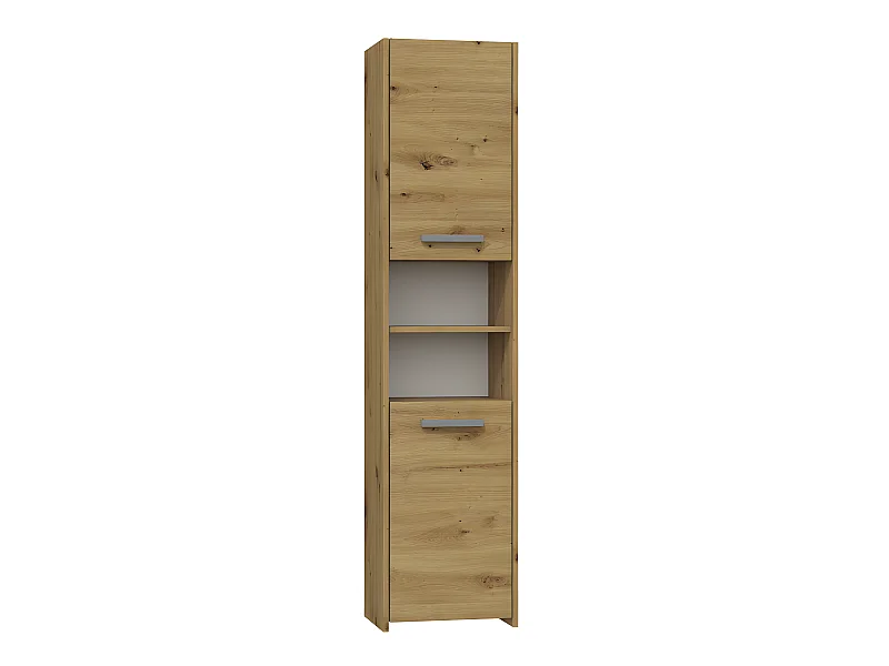 PISA - Mueble de baño de estilo moderno - 170x40x30cm - Mueble de baño columna - Almacenamiento de baño - Imitación madera