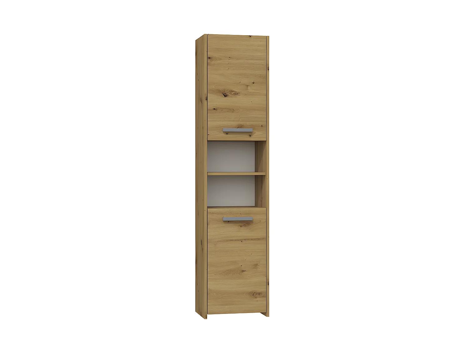 PISA - Mueble de baño de estilo moderno - 170x40x30cm - Mueble de baño columna - Almacenamiento de baño - Imitación madera