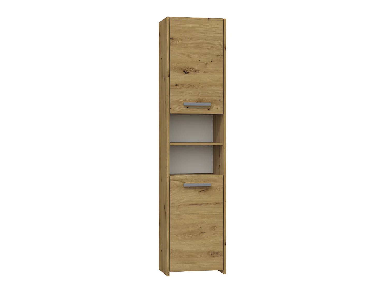 PISA - Mueble de baño de estilo moderno - 170x40x30cm - Mueble de baño columna - Almacenamiento de baño - Imitación madera