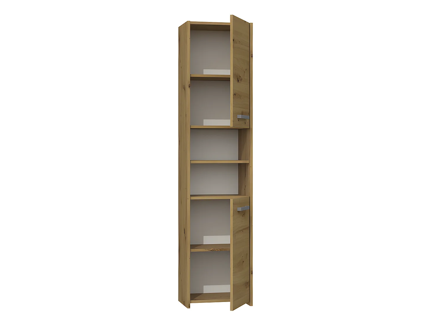 PISA - Mueble de baño de estilo moderno - 170x40x30cm - Mueble de baño columna - Almacenamiento de baño - Imitación madera