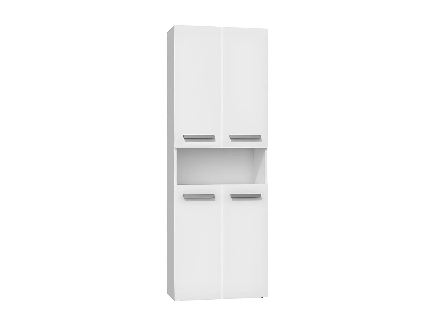 GLAZE | Armoire de salle de bain avec porte +  panier | Style moderne | 174x60x30 cm | Colonne salle de bain