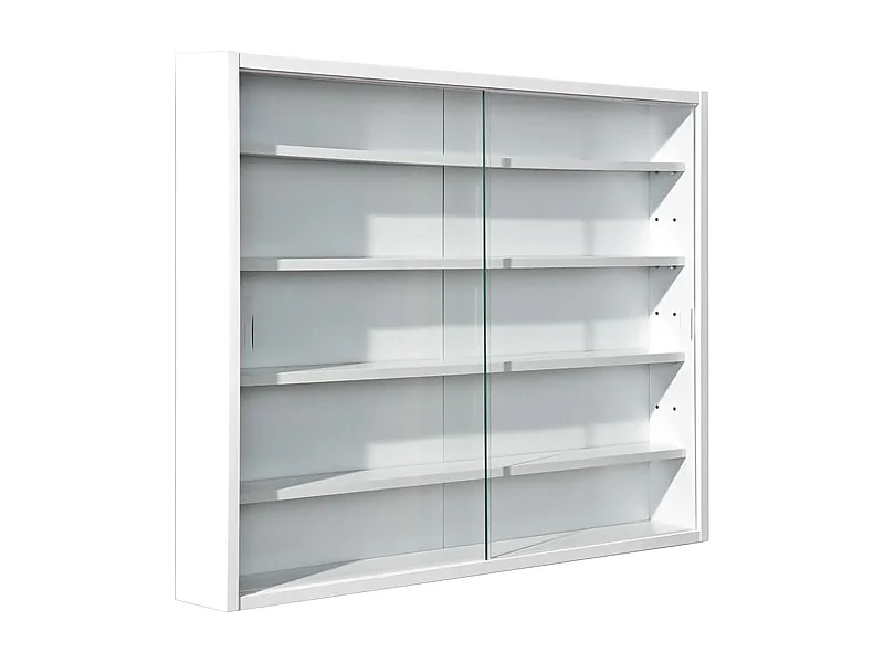 COLLECT BLANC - Vitrine Murale
