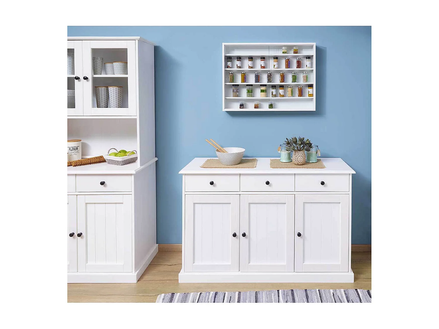 COLLECT BLANC - Vitrine Murale