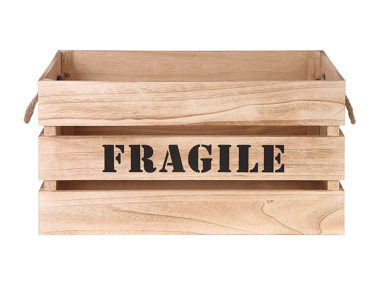 KORI - Lot de 2 Cagettes Gigognes Naturelles