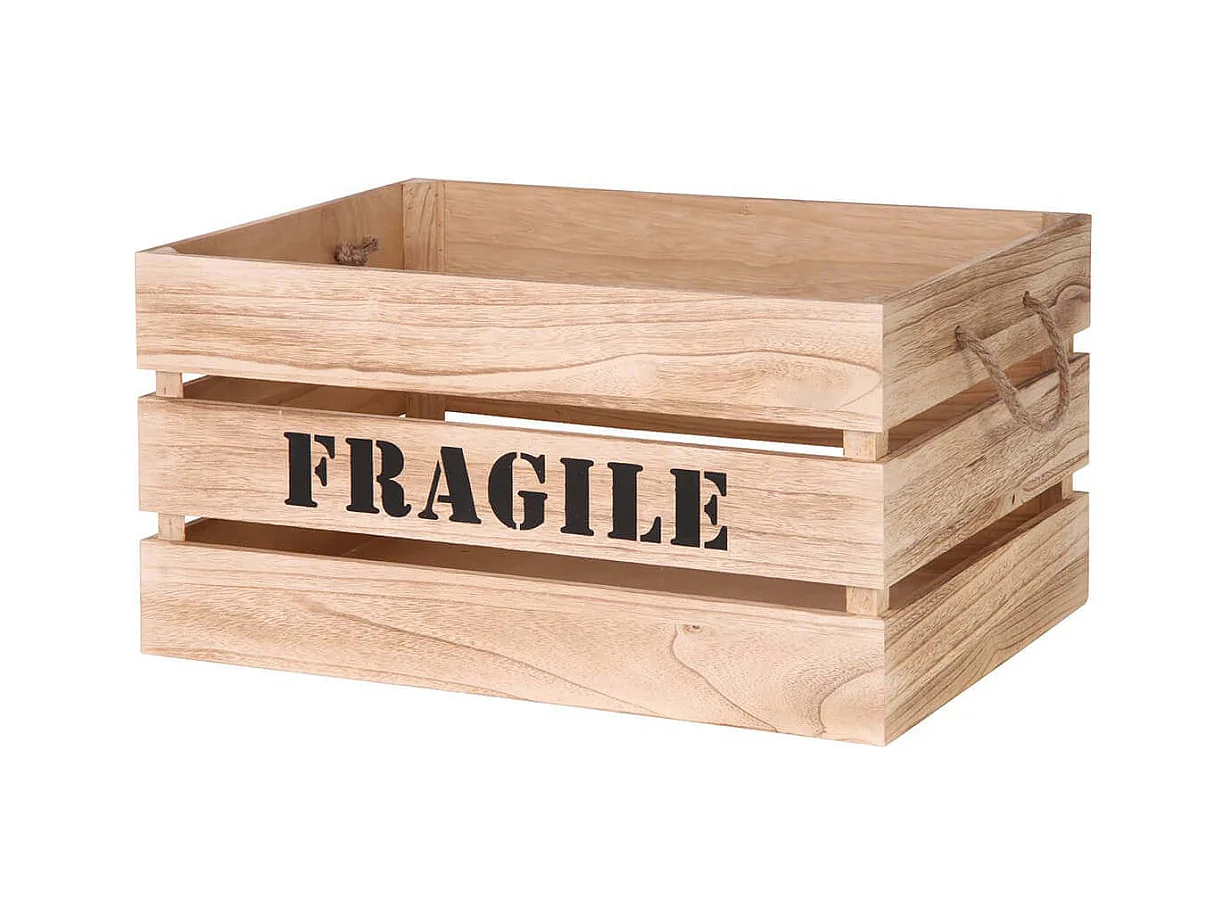 KORI - Lot de 2 Cagettes Gigognes Naturelles