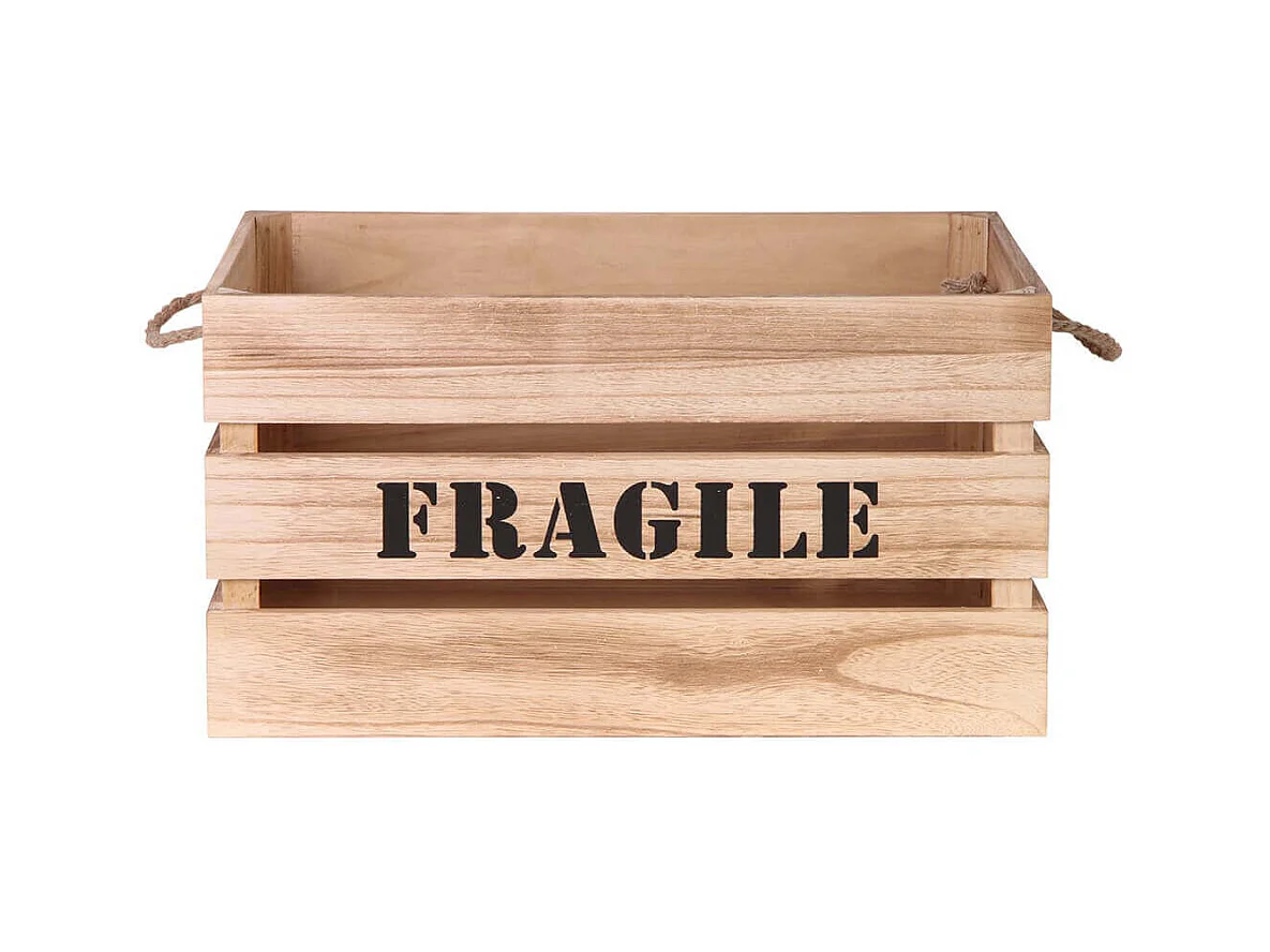 KORI - Lot de 2 Cagettes Gigognes Naturelles