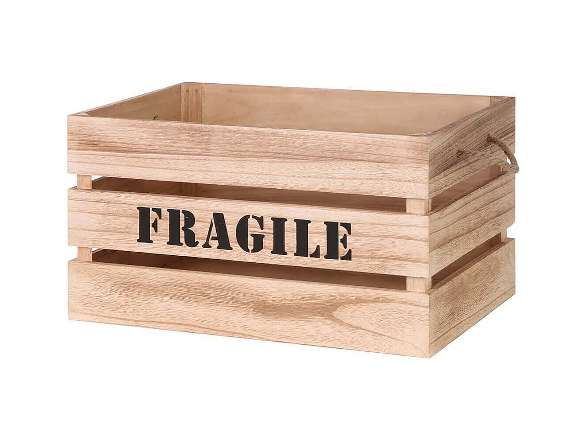 KORI - Lot de 2 Cagettes Gigognes Naturelles