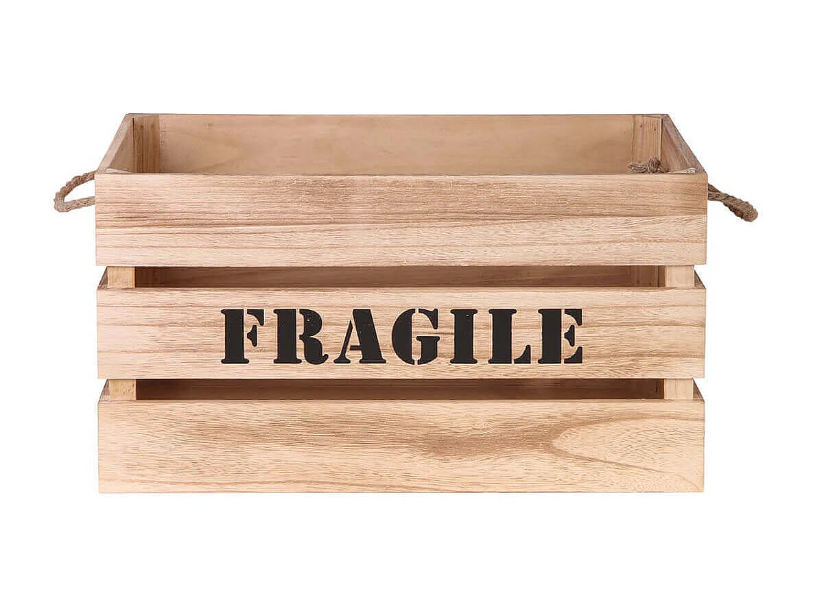 KORI - Lot de 2 Cagettes Gigognes Naturelles