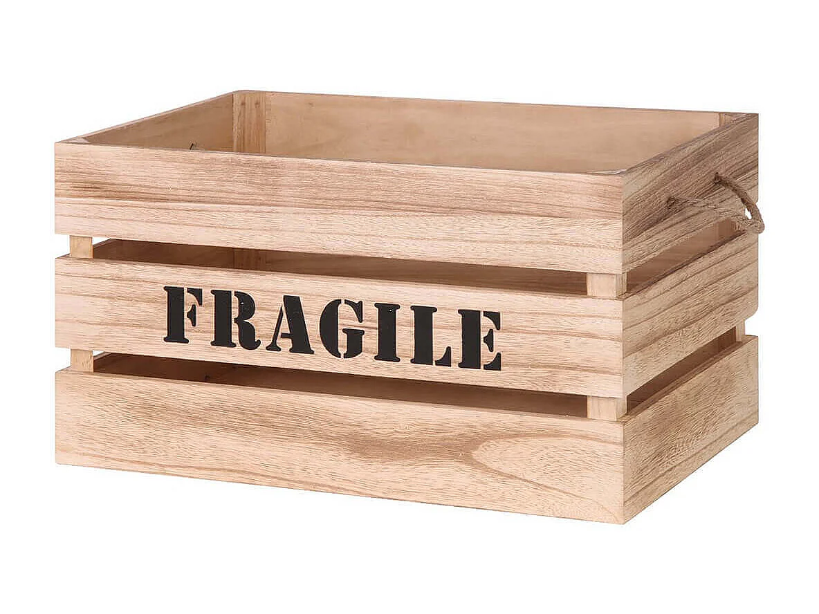 KORI - Lot de 2 Cagettes Gigognes Naturelles