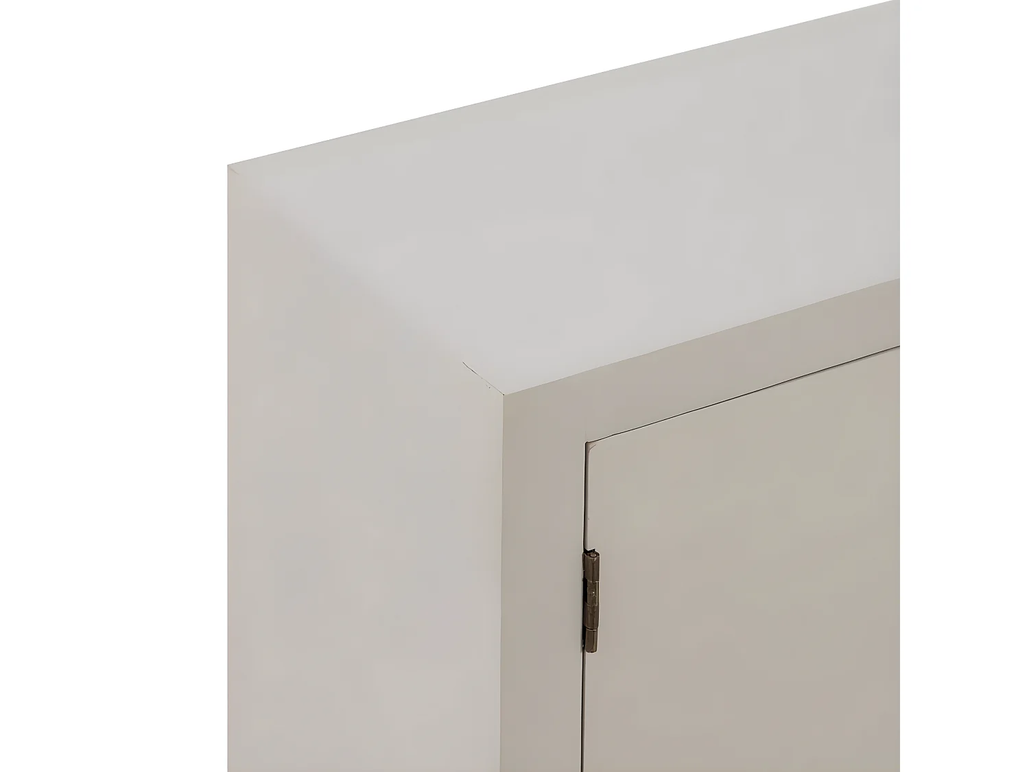 MYSTIC - Meuble Rangement 2 Portes en Paulownia et MDF