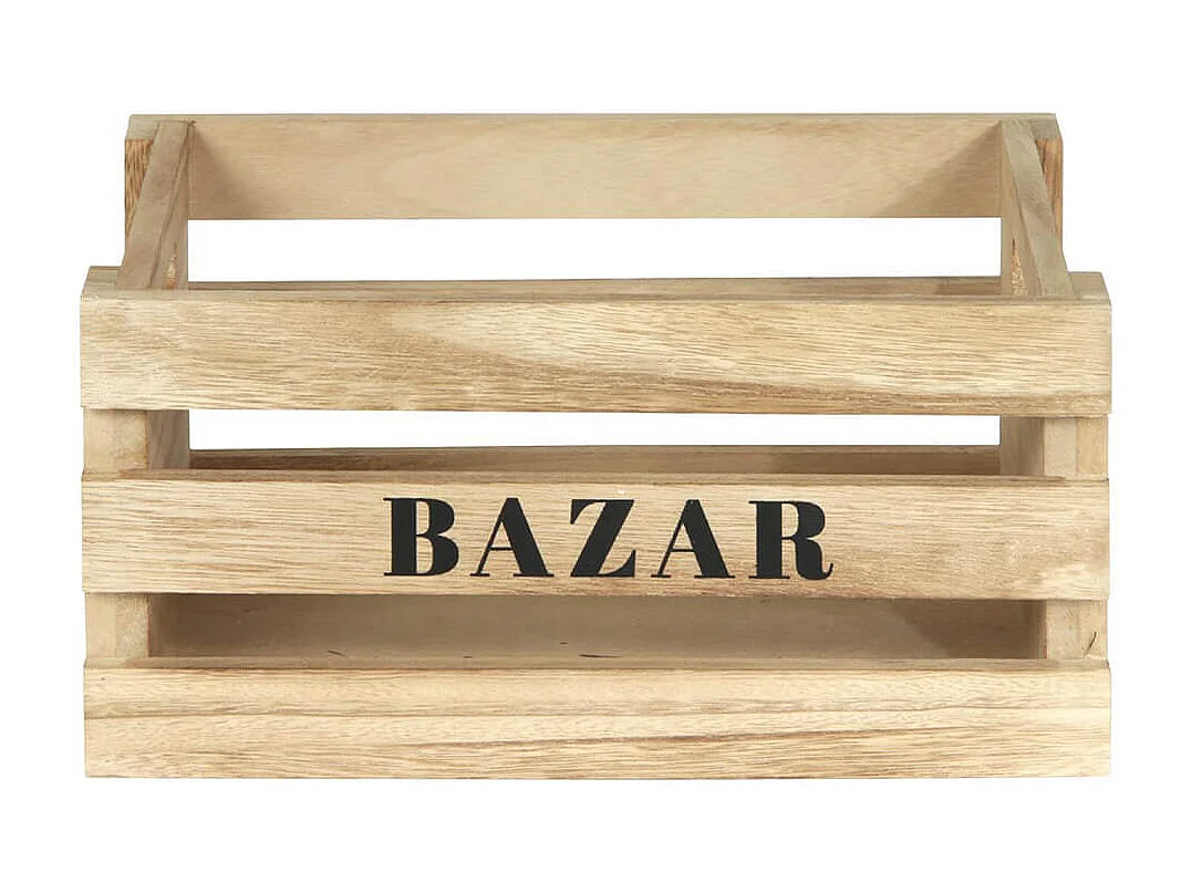 BAZAR - Lot de 3 Cagettes Gigognes Naturelles