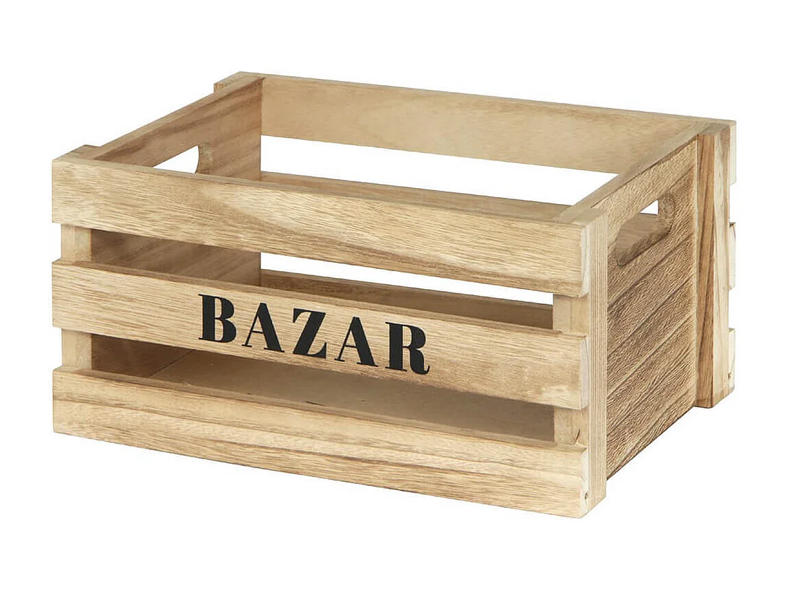 BAZAR - Lot de 3 Cagettes Gigognes Naturelles