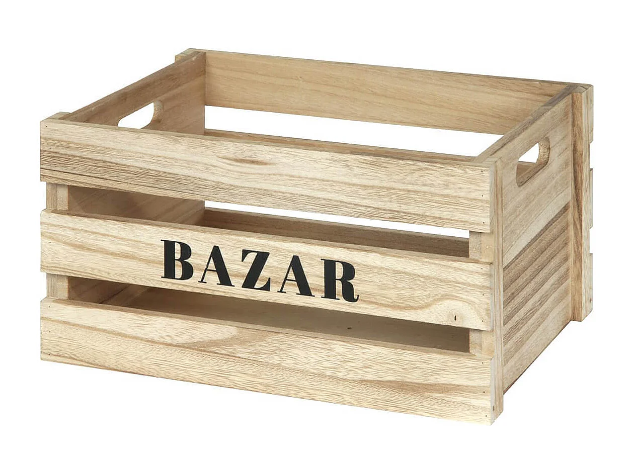 BAZAR - Lot de 3 Cagettes Gigognes Naturelles