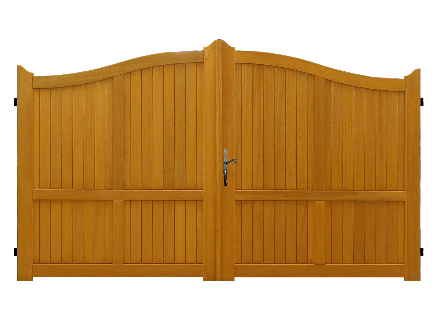 portail En Bois Plein L3,50m X H1,60/1,80 Gd Menuiseries