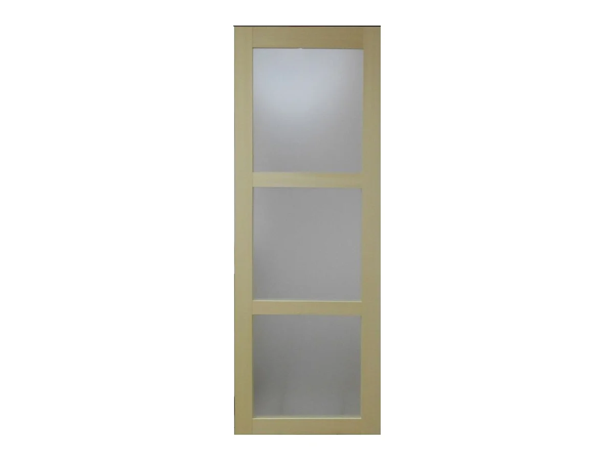 Porte Coulissante Bois Ayous Vitree H204 X L83 Gd Menuiseries