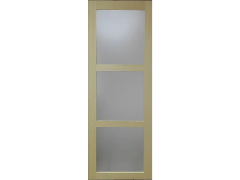 Porte Coulissante Bois Ayous Vitree H204 X L83 Gd Menuiseries