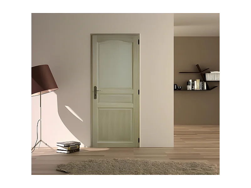 Paulownia Deurblok Traverse Hoed H204 x L63 Duwende linker ribbentafel