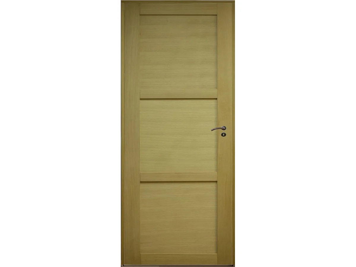 Bloc Porte Ayous 3 Panneaux H204 X L83 Cm Côte Tableau P.gauche Gd Menuiseries