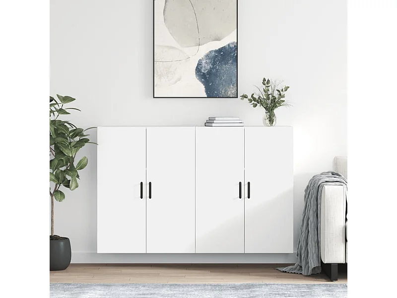 Armários de parede 2 pcs 69,5x34x90 cm branco PT224071