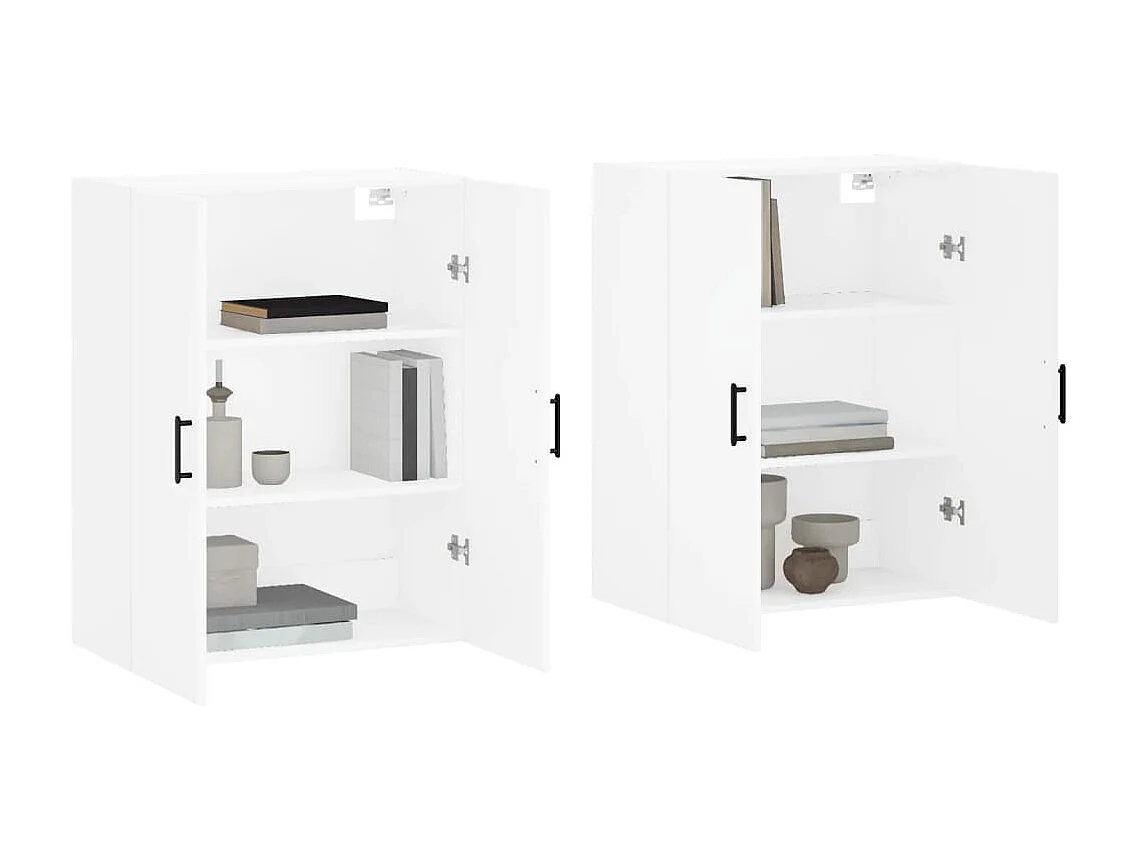 Armários de parede 2 pcs 69,5x34x90 cm branco PT224071