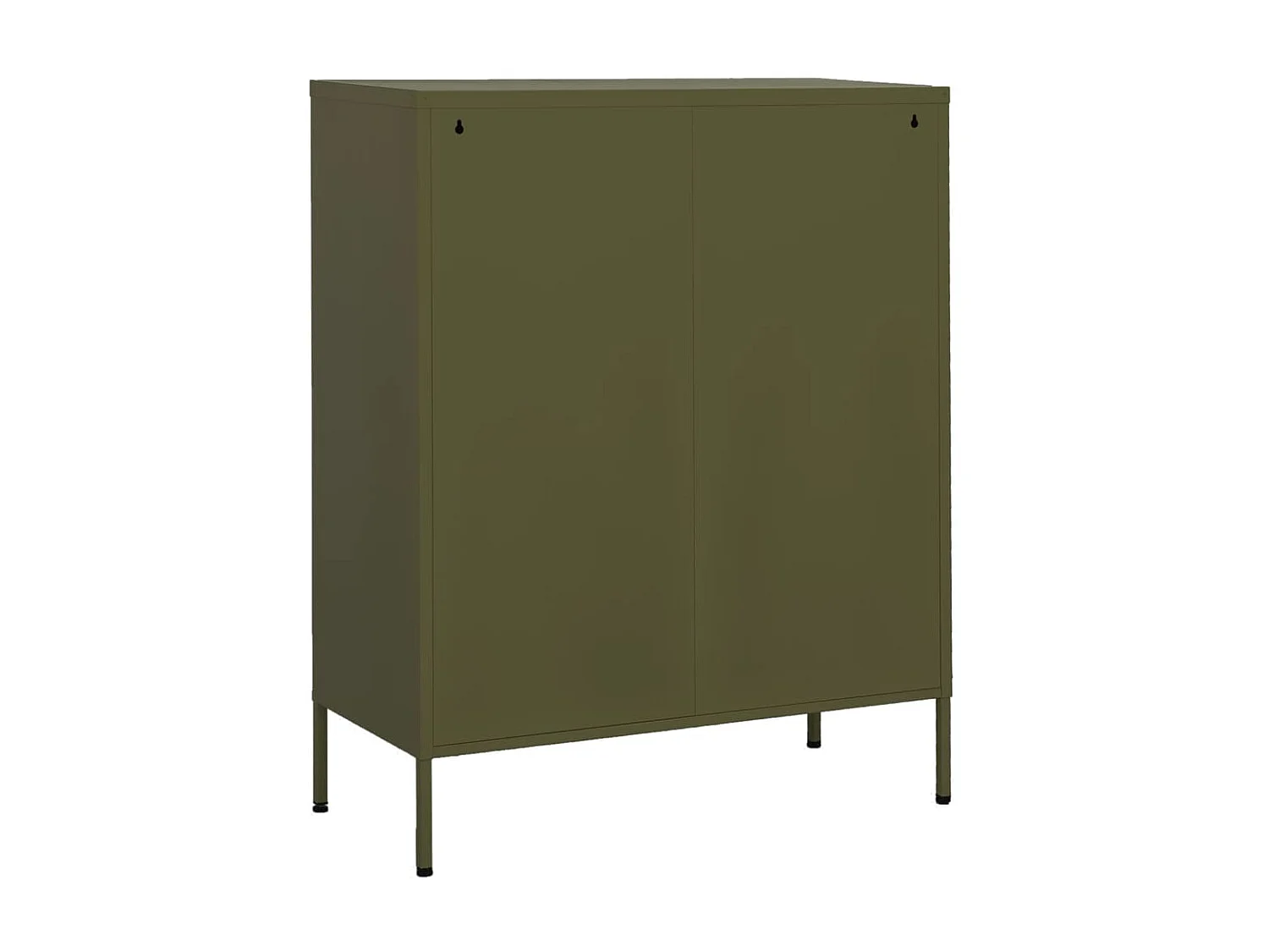 Armoire de rangement Vert olive 80x35x101,5 cm Acier SBC8403
