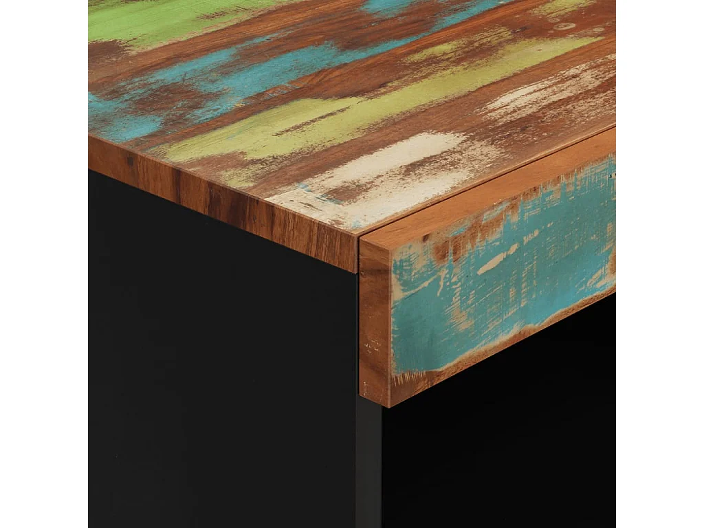 Móvel de apoio 60x33x107 cm madeira recuperada maciça PT901765