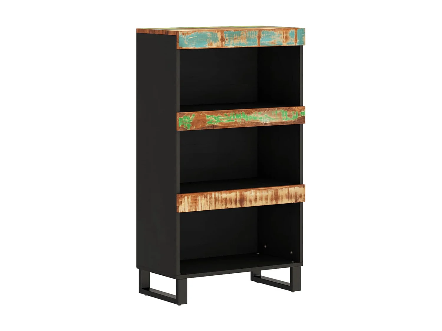 Armoire latérale 60x33x107 cm bois massif de récupération SBC5441