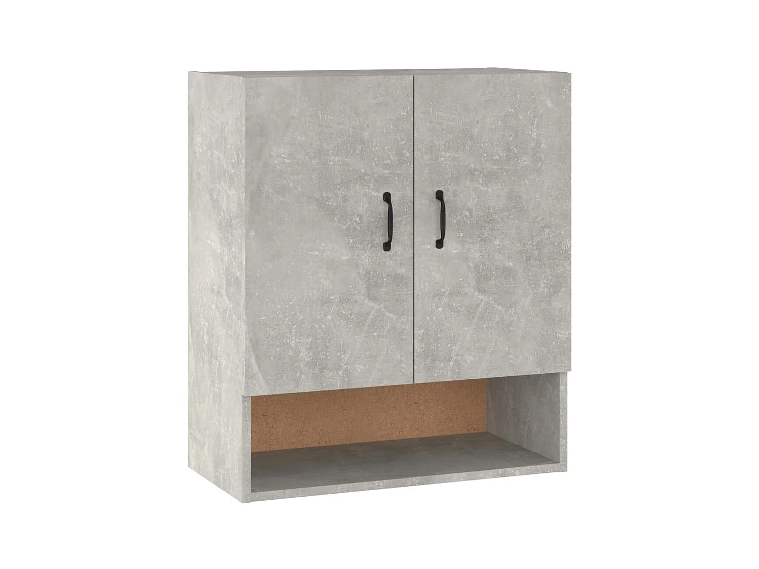 Wandschrank,Wandhängeschrank Betongrau 60x31x70 cm Holzwerkstoff -gkd845490