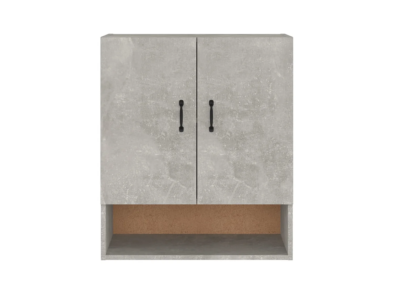 Wandschrank,Wandhängeschrank Betongrau 60x31x70 cm Holzwerkstoff -gkd845490