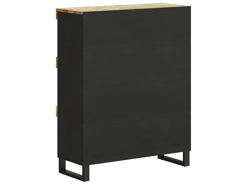 Móvel de apoio 85x33x107 cm madeira recuperada maciça PT888211