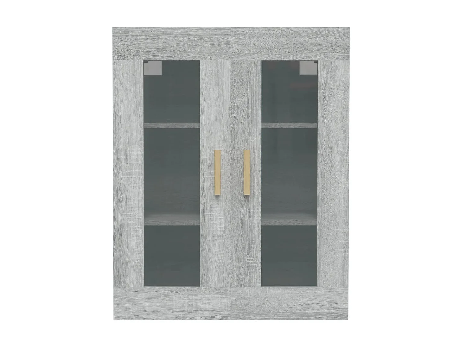 Armoire murale suspendue Sonoma gris 69,5x34x90 cm QWE34150