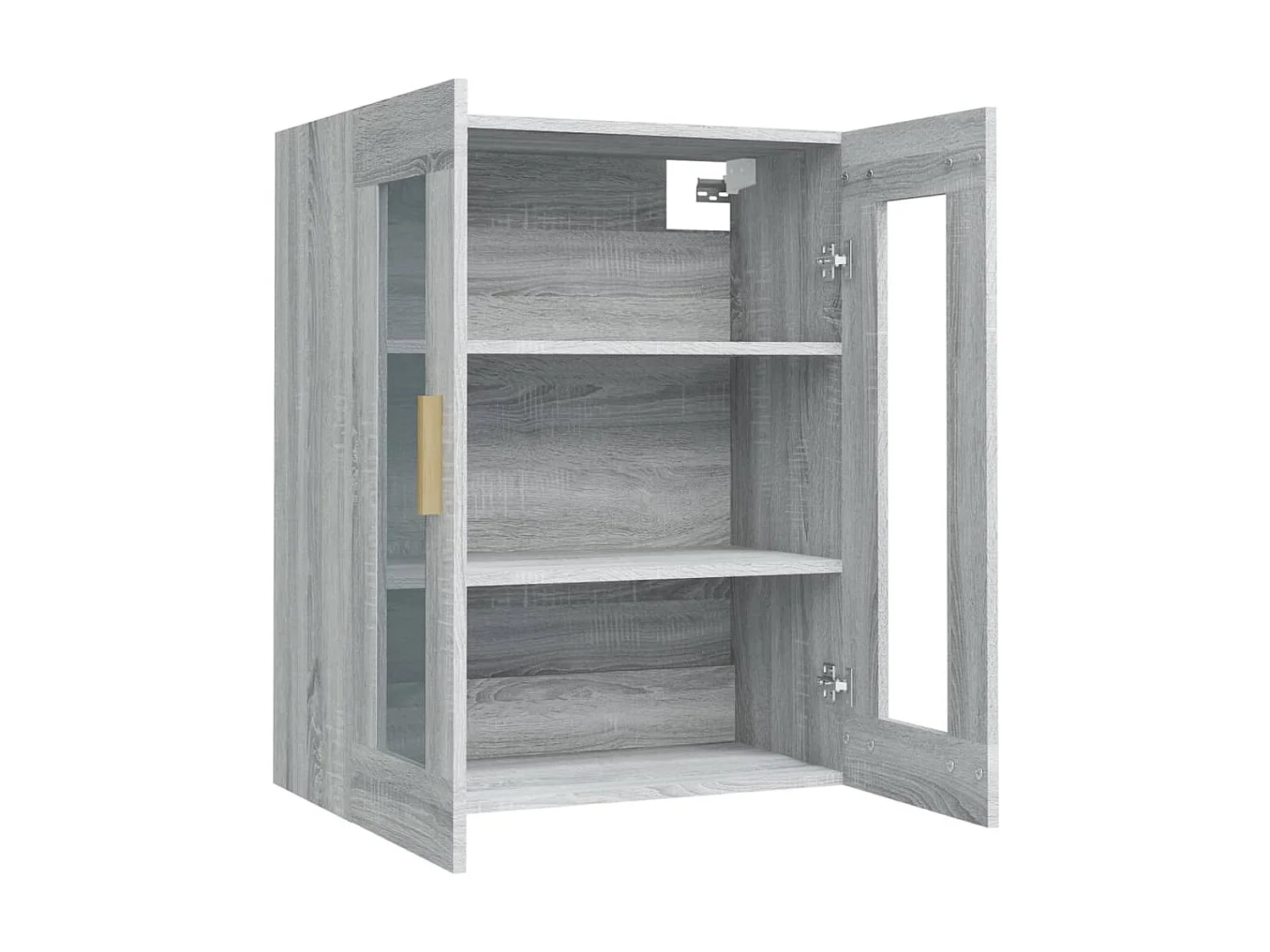 Armoire murale suspendue Sonoma gris 69,5x34x90 cm QWE34150