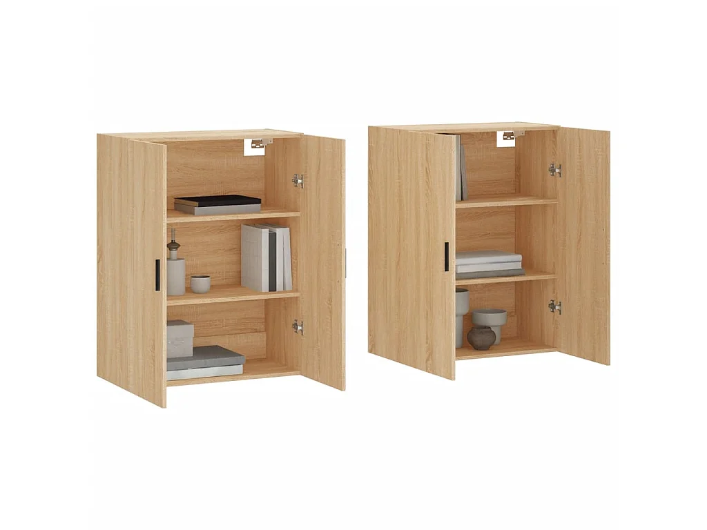 Armários de parede 2 pcs 69,5x34x90 cm carvalho sonoma PT137084