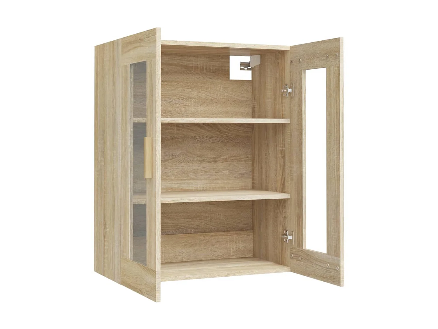 Armoire murale suspendue Chêne sonoma 69,5x34x90 cm QWE28918