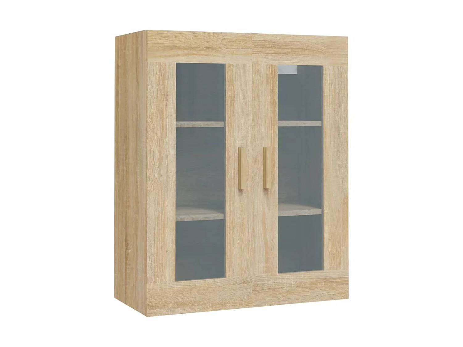Armario colgante de pared roble Sonoma 69,5x34x90 cm ES248319