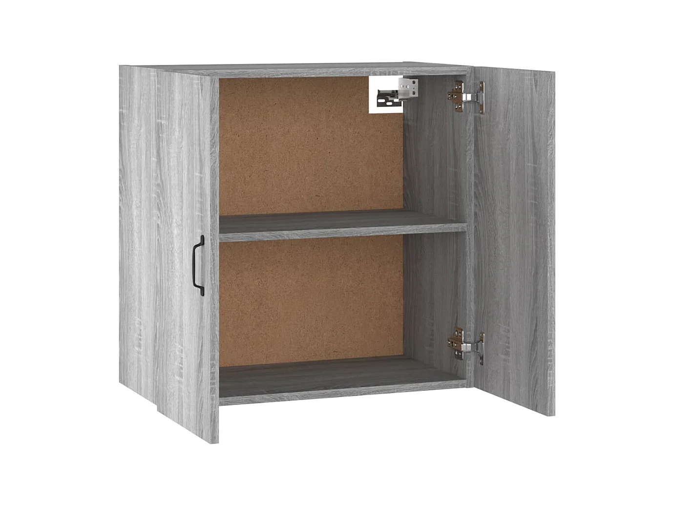 Wandschrank,Wandhängeschrank Grau Sonoma 60x31x60 cm Holzwerkstoff -gkd864765