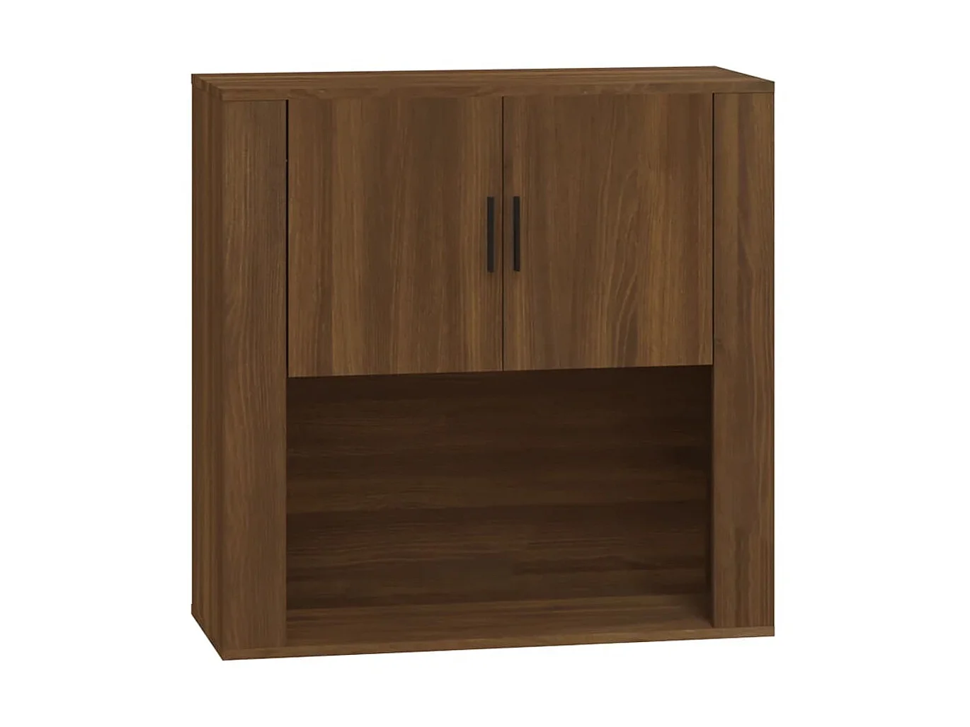 Armoire murale Chêne marron 80x33x80 cm Bois d'ingénierie QWE11506