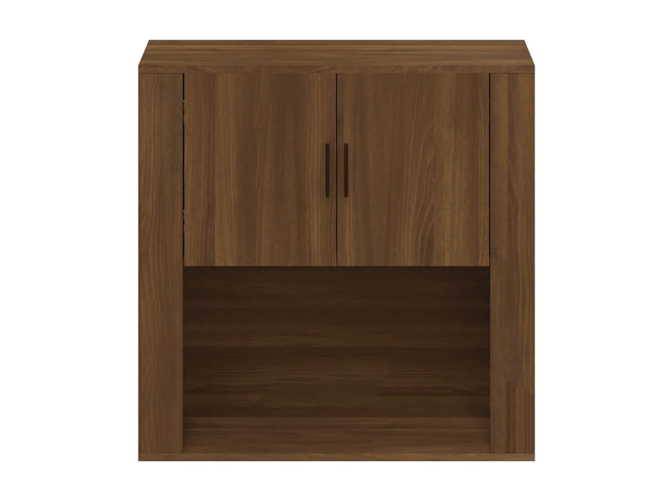 Armoire murale Chêne marron 80x33x80 cm Bois d'ingénierie QWE11506