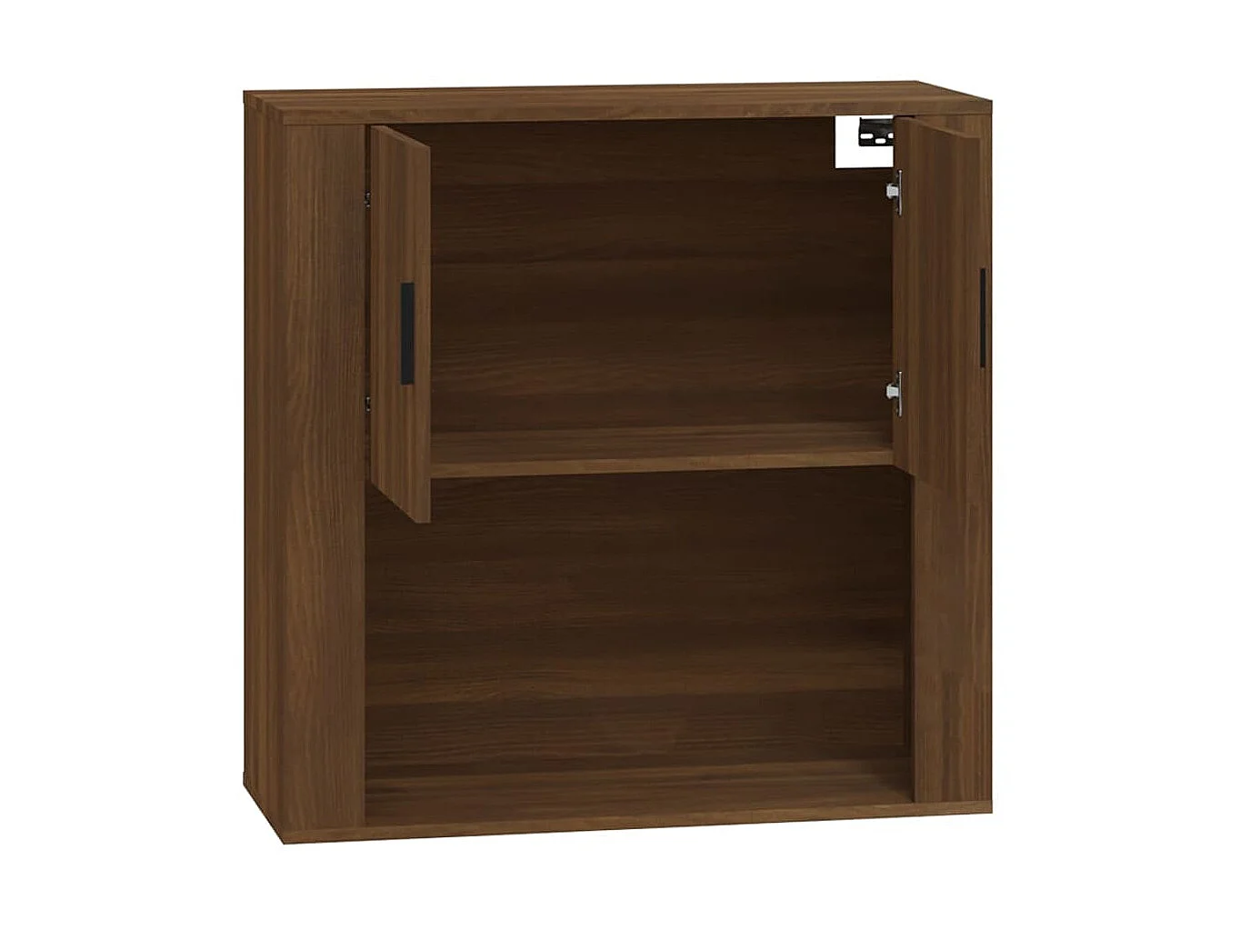 Armoire murale Chêne marron 80x33x80 cm Bois d'ingénierie QWE11506