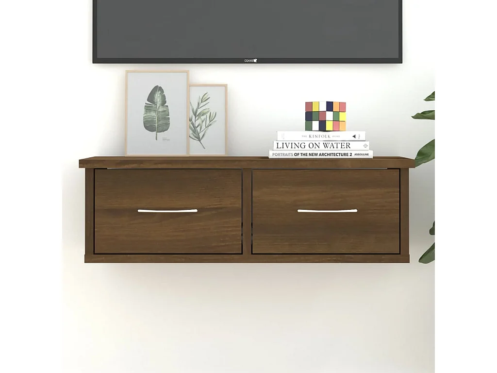 Armoire murale Chêne marron 60x26x18,5 cm Bois d'ingénierie OLA6603