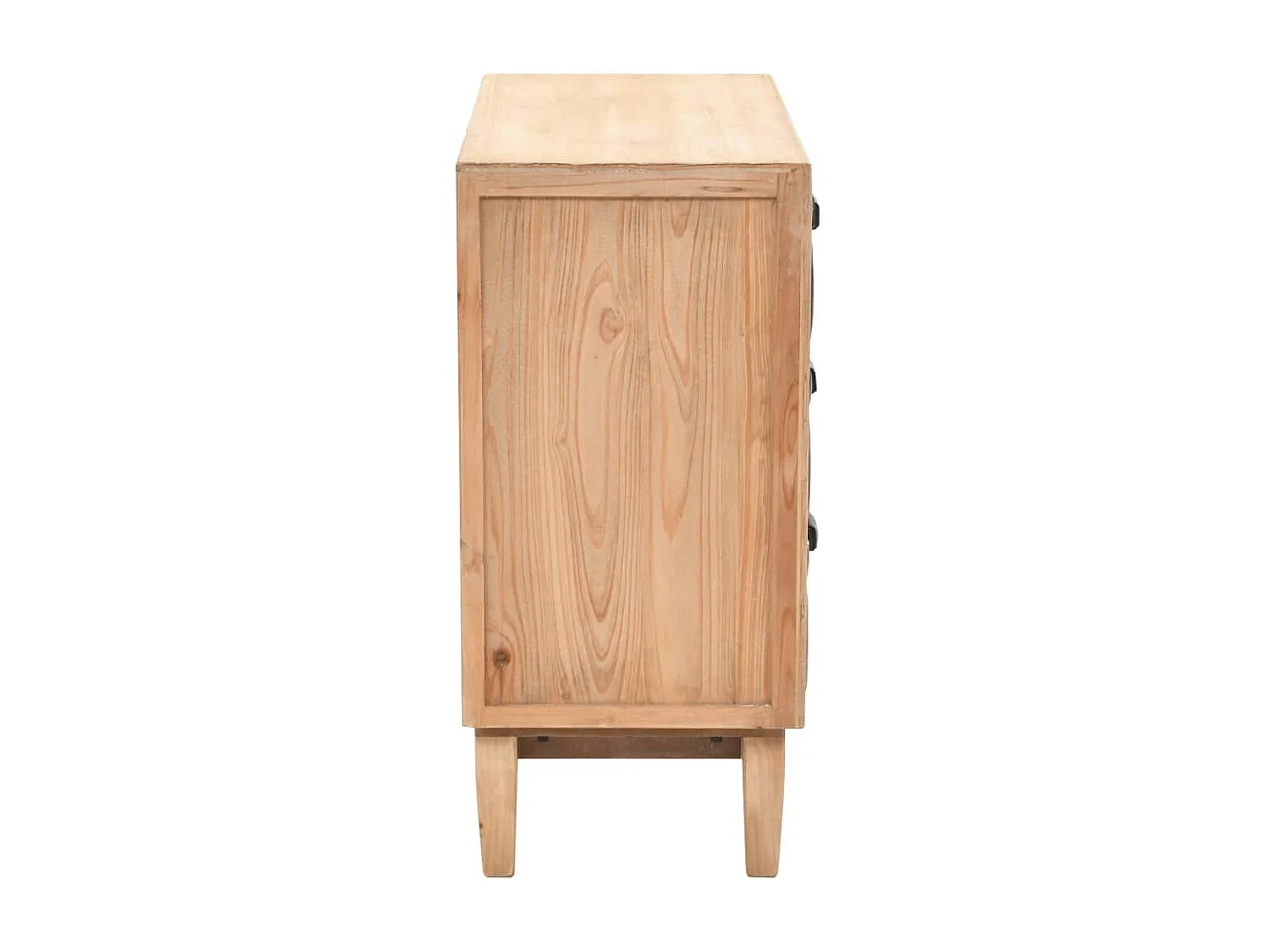 Cajonera de madera maciza de abeto 80x36x75 cm ES340290