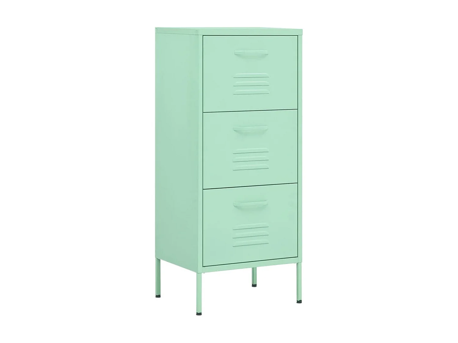 Armoire de rangement Vert menthe 42,5x35x101,5 cm Acier SBC1641