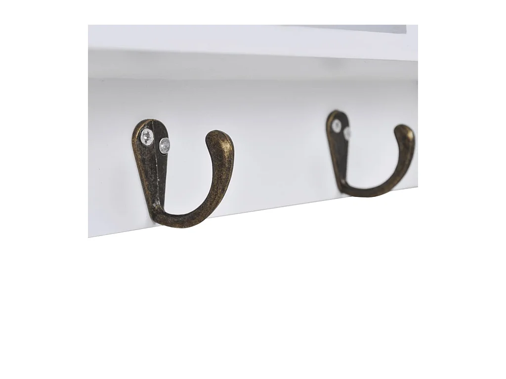 Wandschrank,Wandhängeschrank für Schlüssel mit Türen und Haken -gkd844371